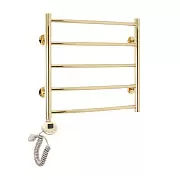 Электрический полотенцесушитель Domoterm с тэном Калипсо П5 500x500 EL золото