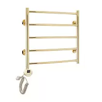 Электрический полотенцесушитель Domoterm с тэном Калипсо П5 500x500 EL золото