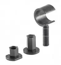 Упор нижний Arbonia регулируемый 25-60 мм графитовый серый RAL 7024