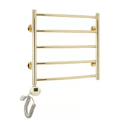 Электрический полотенцесушитель Domoterm с тэном Калипсо П5 500x500 EL золото