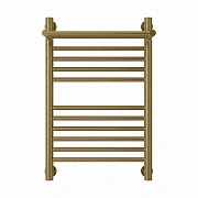 Водяной полотенцесушитель Сунержа Богема с полкой + 600х400 состаренная бронза