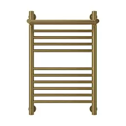 Водяной полотенцесушитель Сунержа Богема с полкой + 600х400 состаренная бронза