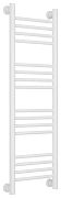 Водяной полотенцесушитель Сунержа Богема+ прямая 1000х300 матовый белый