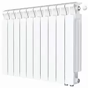 Радиатор биметалл Rifar Monolit Ventil 500 / 10 секций, нижнее правое подключение