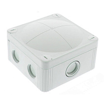 Коробка распределительная WISKA COMBI 407/5 LG (95х95х60), IP 66/67, с клеммником, серая