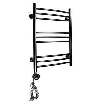Электрический полотенцесушитель Domoterm с тэном черный Калипсо П9 500x700 ЧРН EL
