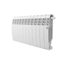 Радиатор биметалл Royal Thermo BiLiner 350 /Bianco Traffico VDR/ 12 секций нижнее правое подключение