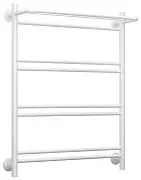 Водяной полотенцесушитель Стилье "Версия-Н1" 800х600 (Полка+1+2+2+2) П 16 (Белый)