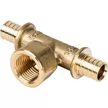 Тройник-переходник Stout с внутренней резьбой 32xR 1" для труб из сшитого полиэтилена 