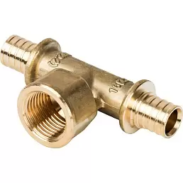 Тройник-переходник Stout с внутренней резьбой 32xR 1" для труб из сшитого полиэтилена 