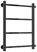 Водяной полотенцесушитель Стилье "Версия-КБ" 600х500 (4) П 20х20 (Чёрный)