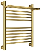 Водяной полотенцесушитель Сунержа Богема с полкой + 600х500 золото