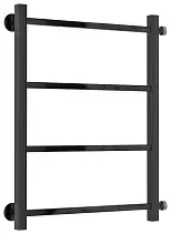 Водяной полотенцесушитель Стилье "Версия-КБ" 600х500 (4) П 20х20 (Чёрный)