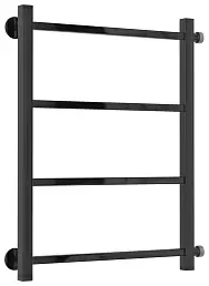Водяной полотенцесушитель Стилье "Версия-КБ" 600х500 (4) П 20х20 (Чёрный)