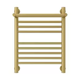 Водяной полотенцесушитель Сунержа Богема с полкой + 500х400 матовое золото