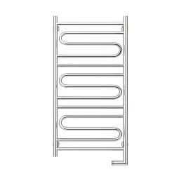 Электрический полотенцесушитель Сунержа ЭЛЕГИЯ 2.0 1000х500 / МЭМ правый / без покрытия