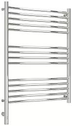 Полотенцесушитель электрический Сунержа Флюид 3.0 800х600 МЭМ левый Без покрытия