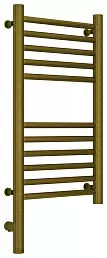 Полотенцесушитель электрический Сунержа Богема 3.0 прямая 600х300  МЭМ левый Состаренная бронза
