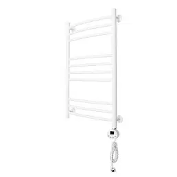 Электрический полотенцесушитель Domoterm с тэном белый Калипсо П10 500x800 БЕЛ ER