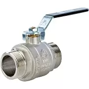 Кран шаровой Stout полнопроходной, НР/НР, ручка рычаг 1 1/4"