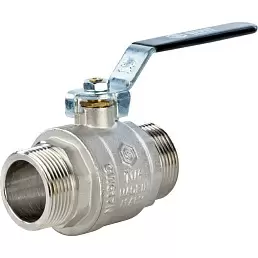 Кран шаровой Stout полнопроходной, НР/НР, ручка рычаг 1 1/4"