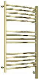 Полотенцесушитель электрический Сунержа Богема 3.0 выгнутая 800х500  МЭМ правый Шампань