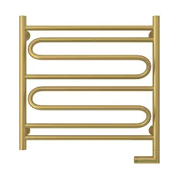 Электрический полотенцесушитель Сунержа ЭЛЕГИЯ 2.0 600х600 / МЭМ правый / матовое золото