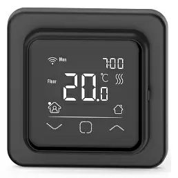 Терморегулятор IQ Watt программируемый с Wi-Fi сенсорный Smart Heat черный