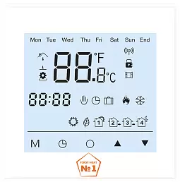 Терморегулятор First Heat программируемый ТС 600 с Wi-Fi белый