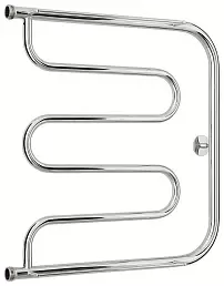 Водяной полотенцесушитель Стилье ТАНДЕМ 2П 600х600 резьба-сгон 1" (Без покрытия)