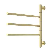 Электрический полотенцесушитель Сунержа Триада 540х585 35,8 Вт матовая шампань