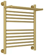 Водяной полотенцесушитель Сунержа Богема с полкой + 600х500 матовое золото