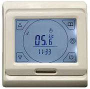 Терморегулятор E 91.716 программируемый сенсорный кремовый