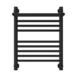 Водяной полотенцесушитель Сунержа Богема с полкой + 500х400 матовый черный