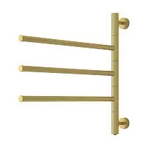 Электрический полотенцесушитель Сунержа Триада 540х585 35,8 Вт матовое золото