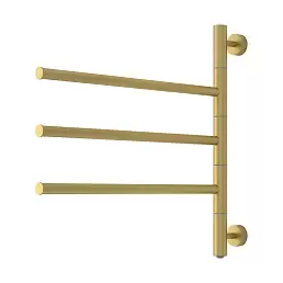 Электрический полотенцесушитель Сунержа Триада 540х585 35,8 Вт матовое золото