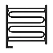 Электрический полотенцесушитель Сунержа ЭЛЕГИЯ 2.0 600х600 / МЭМ левый / матовый черный