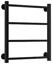 Водяной полотенцесушитель Стилье "Версия-КН" 600х500 (4) П 20х20 (Чёрный)
