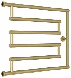 Водяной полотенцесушитель Сунержа High-Tech model L+ 500х650 матовая шампань