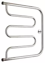 Водяной полотенцесушитель Стилье ТАНДЕМ 600х600 резьба-сгон 1" (Без покрытия)