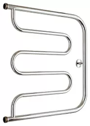 Водяной полотенцесушитель Стилье ТАНДЕМ 600х600 резьба-сгон 1" (Без покрытия)