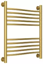 Водяной полотенцесушитель Сунержа Флюид+ 600х500 матовое золото