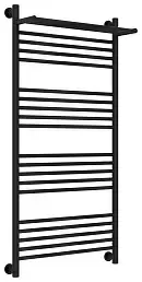 Водяной полотенцесушитель Сунержа Богема с полкой + 1200х600 матовый черный