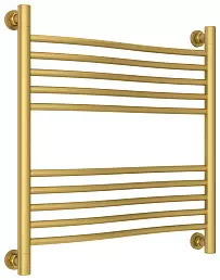 Водяной полотенцесушитель Сунержа Флюид+ 600х600 матовое золото