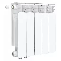 Радиатор биметалл Rifar Base Ventil 350 / 5 секций, нижнее левое подключение