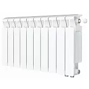 Радиатор биметалл Rifar Monolit Ventil 350 / 10 секций, нижнее правое подключение