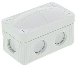 Коробка распределительная WISKA COMBI 206/5 LG (85х49х51), IP 66/67, с клеммником, серая