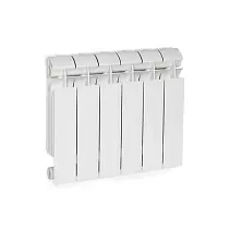 Радиатор биметаллический Global Style Plus 350 белый, 4 секции