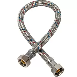 Гибкая подводка для воды Stout ВР 3/8 х ВР 3/8, длина 600 мм