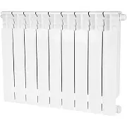 Радиатор биметаллический Stout Space 500 / 9 секций / нижнее правое подключение